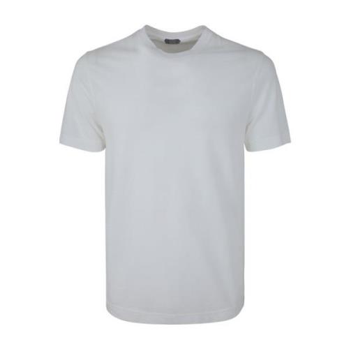 Wit korte mouwen T-shirt Zanone , White , Heren
