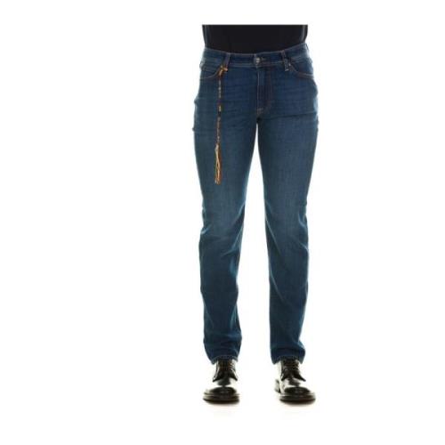 Slim-fit Denim Jeans Upgrade Roy Roger's , Blue , Heren