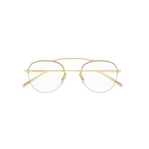 Elegante Metalen Optische Brillen Saint Laurent , Yellow , Dames