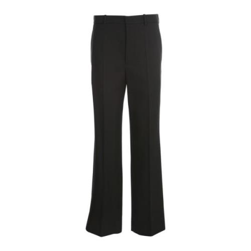 Leather Trousers Ann Demeulemeester , Black , Dames