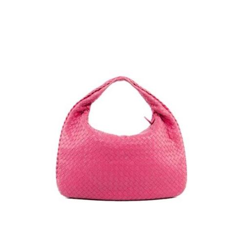 Pre-owned Leather shoulder-bags Bottega Veneta Vintage , Pink , Dames