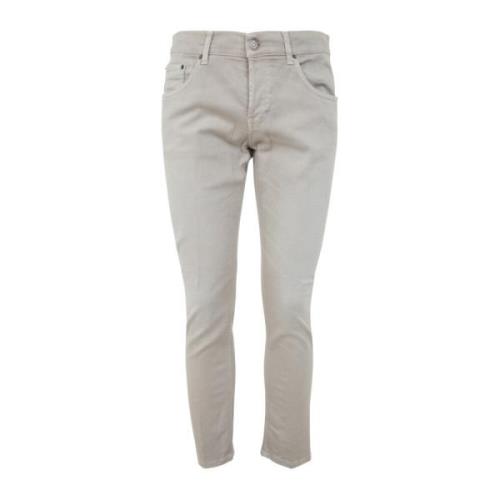 Slim-Fit Jeans voor modebewuste mannen Dondup , Beige , Heren