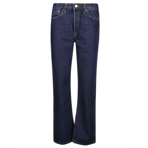 Heritage Rinse High Rise Loose Jeans Re/Done , Blue , Dames