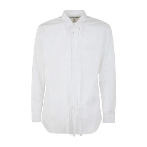 Witte Geweven Herenoverhemd Comme des Garçons , White , Heren