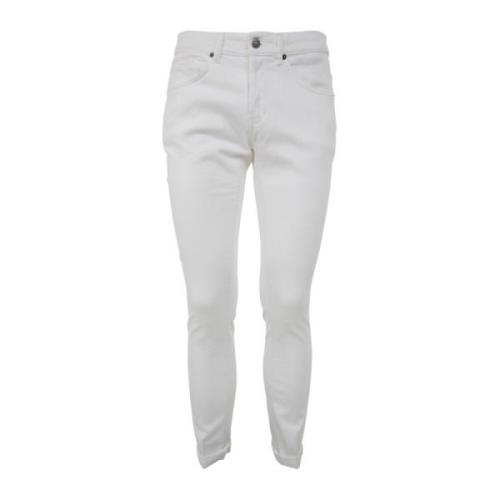 Slim Fit Jeans Dondup , White , Heren