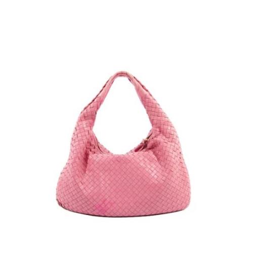 Pre-owned Leather shoulder-bags Bottega Veneta Vintage , Pink , Dames