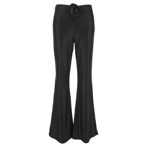 Leather Trousers Rotate Birger Christensen , Black , Dames