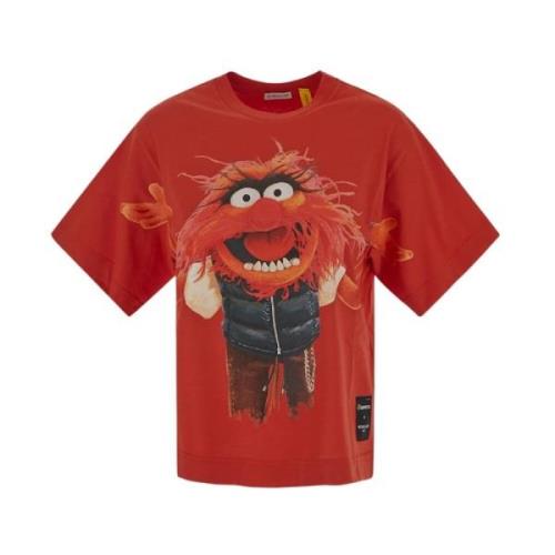 Muppets Shirt, Stijlvol en Leuk Moncler , Red , Dames
