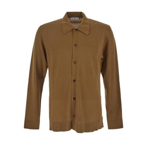 Casual overhemd PT Torino , Brown , Heren