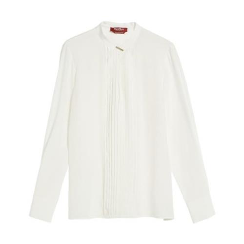 Witte Shirts voor Dames Max Mara Studio , White , Dames