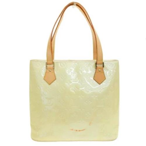 Pre-owned Draagtas Louis Vuitton Vintage , Yellow , Dames