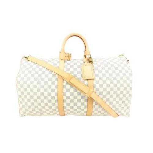 Tweedehands weekendtas Louis Vuitton Vintage , Beige , Dames