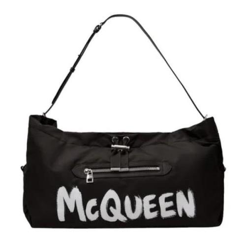 Pre-owned Fabric handbags Alexander McQueen Pre-owned , Black , Dames