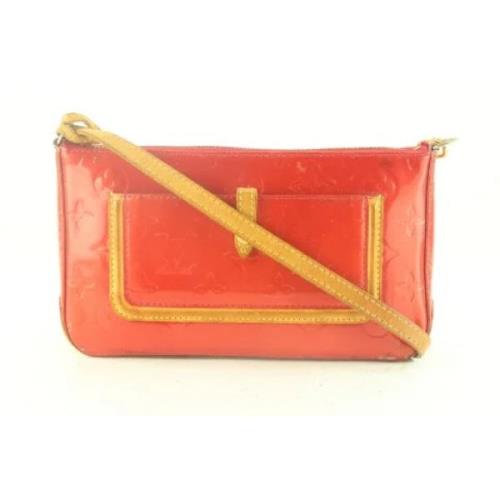 Pre-owned Leather louis-vuitton-bags Louis Vuitton Vintage , Red , Dam...