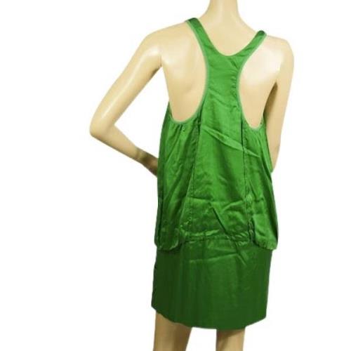 Tweedehands jurk Stella McCartney Pre-owned , Green , Dames