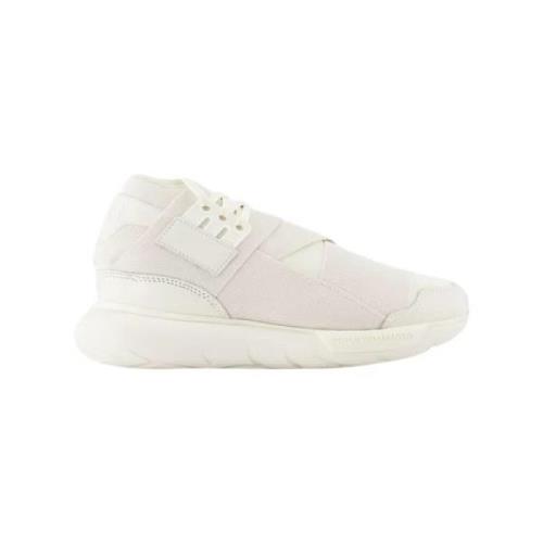 Pre-owned Leather sneakers Yohji Yamamoto Pre-owned , White , Dames