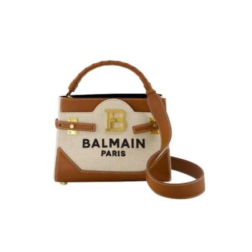 Pre-owned Canvas handbags Balmain Pre-owned , Beige , Dames