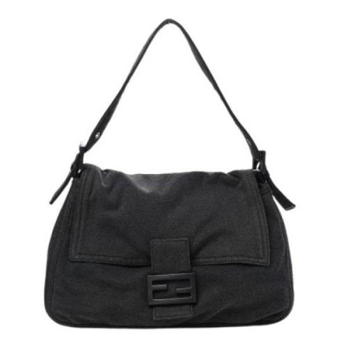 Pre-eigendom canvas Fendi-bags Fendi Vintage , Gray , Dames