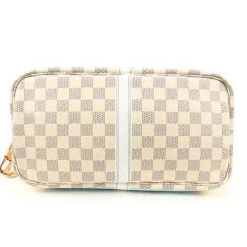 Pre-owned Canvas louis-vuitton-bags Louis Vuitton Vintage , Beige , Da...