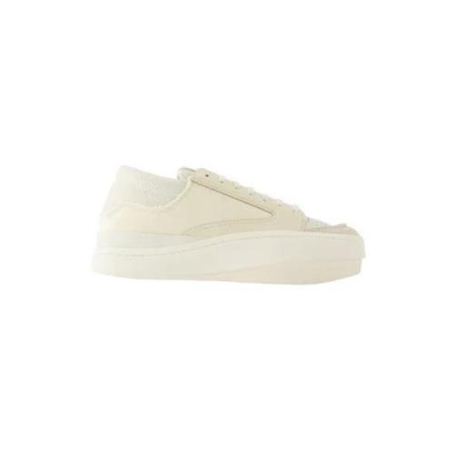 Pre-owned Leather sneakers Yohji Yamamoto Pre-owned , Beige , Dames