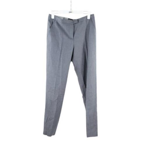 Pre-eigenaarwoolbottoms Armani Pre-owned , Gray , Dames