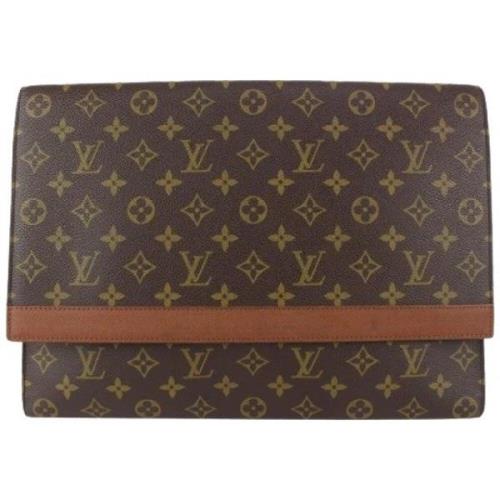 Tweedehands koppeling Louis Vuitton Vintage , Brown , Dames