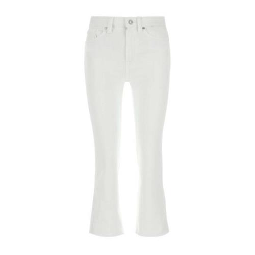 Slim-fit Trousers 7 For All Mankind , White , Dames