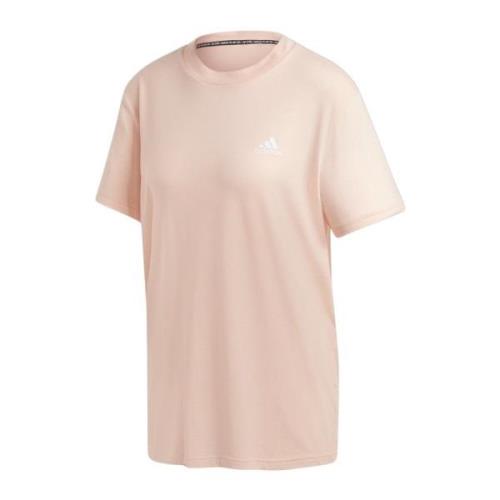 Sport T-shirt - Roses, Rechte Snit Adidas , Pink , Dames