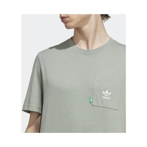 T-Shirt en Polo Adidas , Green , Heren