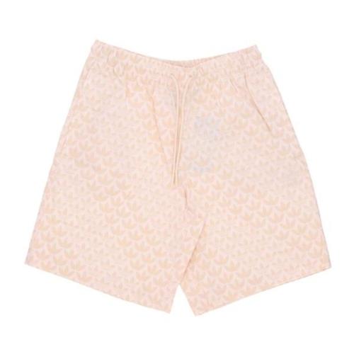 Heren Mono All Over Print Shorts Adidas , Pink , Heren