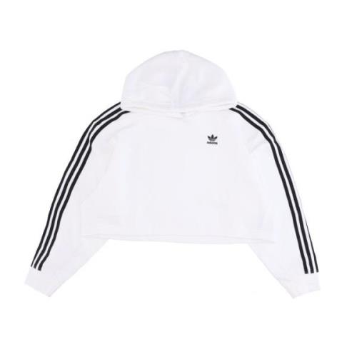 Korte hoodie voor dames Adidas , White , Dames