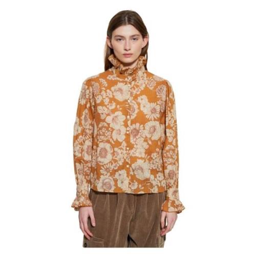 Leonie print blouse Antik Batik , Orange , Dames