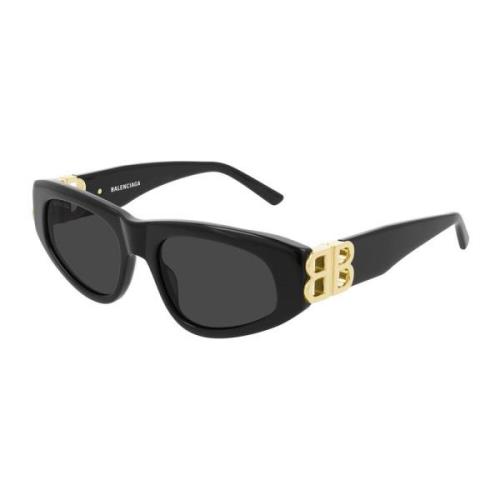 Dynasty Cat Sungles Balenciaga , Black , Dames