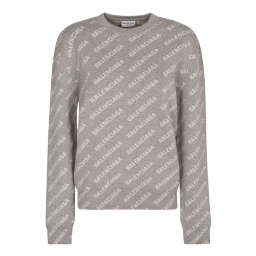 Sweatshirt Balenciaga , Gray , Dames