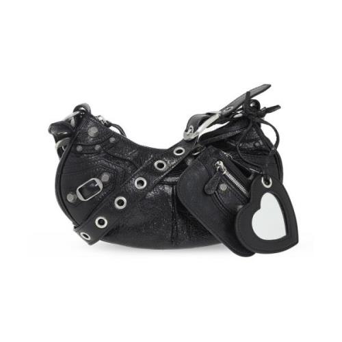 Schoudertas Le Cagole Mini Balenciaga , Black , Dames