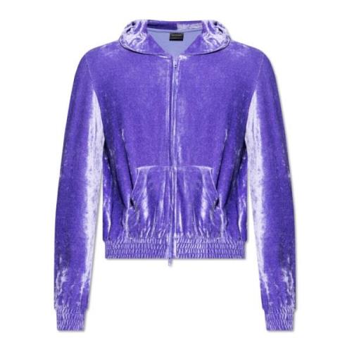 Sweatshirts Hoodies Balenciaga , Purple , Heren