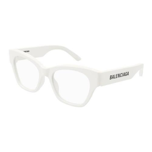 Optische Bril van Gerecycled Acetaat Balenciaga , White , Unisex