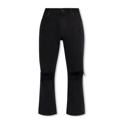 Jeans met een vintage-effect Balenciaga , Black , Heren