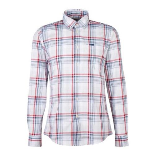 Rode Highland Check Overhemd Barbour , Multicolor , Heren