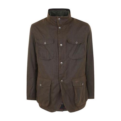 Olijf Wax Jas - Ogston Barbour , Brown , Heren