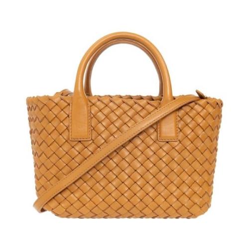 Mini Schoudertas voor een zonnige wandeling Bottega Veneta , Brown , D...