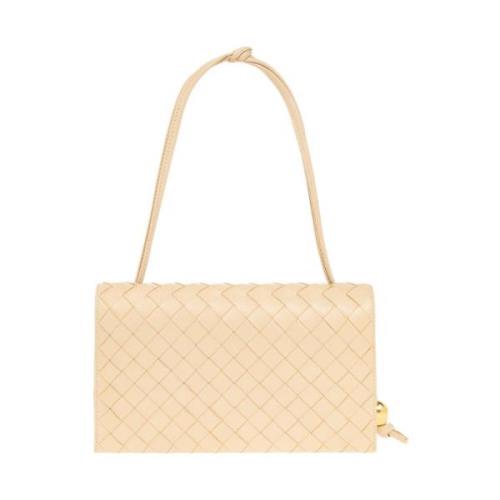 Stijlvolle Schoudertas Bottega Veneta , Beige , Dames