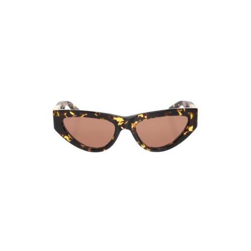 Bruine schildpad cat-eye zonnebril Bottega Veneta , Brown , Dames