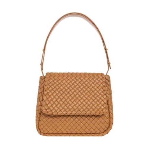 Kleine Schoudertas Bottega Veneta , Brown , Dames