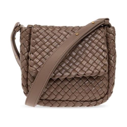 ‘Cobble Small’ schoudertas Bottega Veneta , Brown , Dames