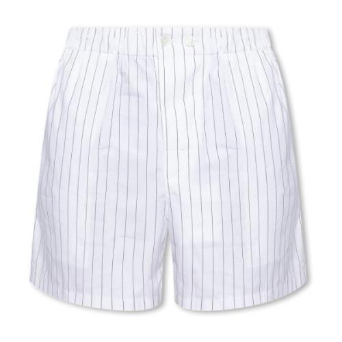 Katoenen shorts Bottega Veneta , White , Heren
