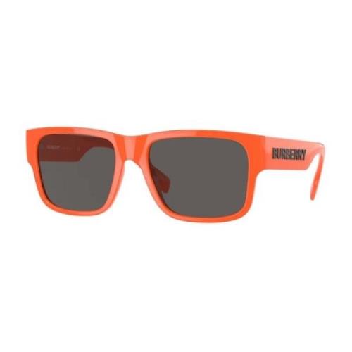 Heren zonnebril met gedurfde oranje montuur Burberry , Orange , Heren