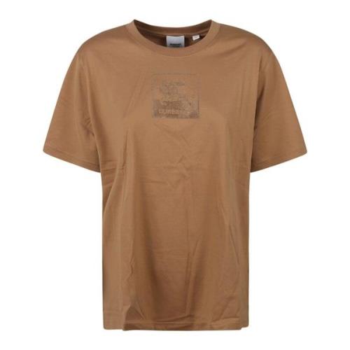 Klassieke Collectie T-shirts en Polos Burberry , Brown , Dames