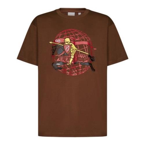Bruine Equestrian Knight Grafische T-shirt of Polo Burberry , Brown , ...