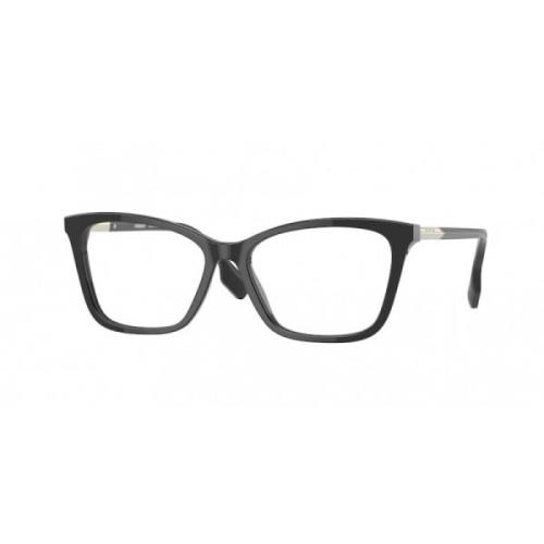 Stijlvolle zwarte plastic bril Burberry , Black , Dames